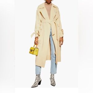 TOPSHOP Belted Duster Coat